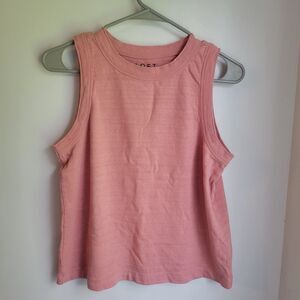 LOFT Ann Taylor Salmon Pink Tank Top Size Small